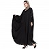 Premium Kaftan with patch work-black